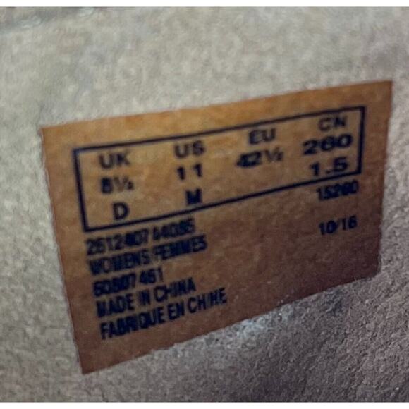 Clarks Artisan Wedge Sandals Womens 11M Leather Platform Cork Aisley Lily Trendy - Picture 13 of 13